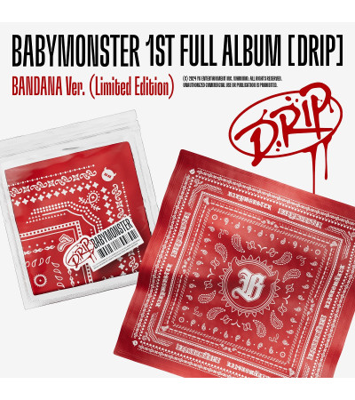 BABYMONSTER - DRIP - BANDANA VER. LIMITED EDITION