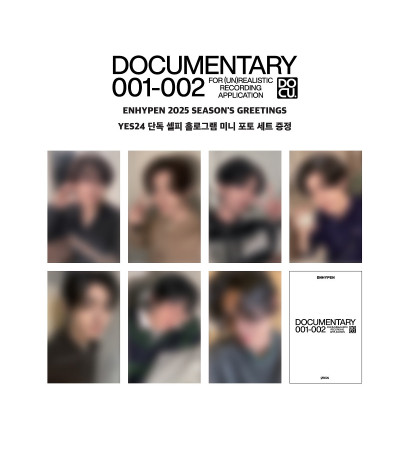 ENHYPEN - DOCUMENTARY 001-002 - 2025 SEASON'S GREETINGS (+SPECIAL GIFT)