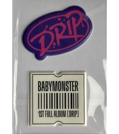 NAKLEJKA: BABYMONSTER - DRIP - YG TAG ALBUM VER.