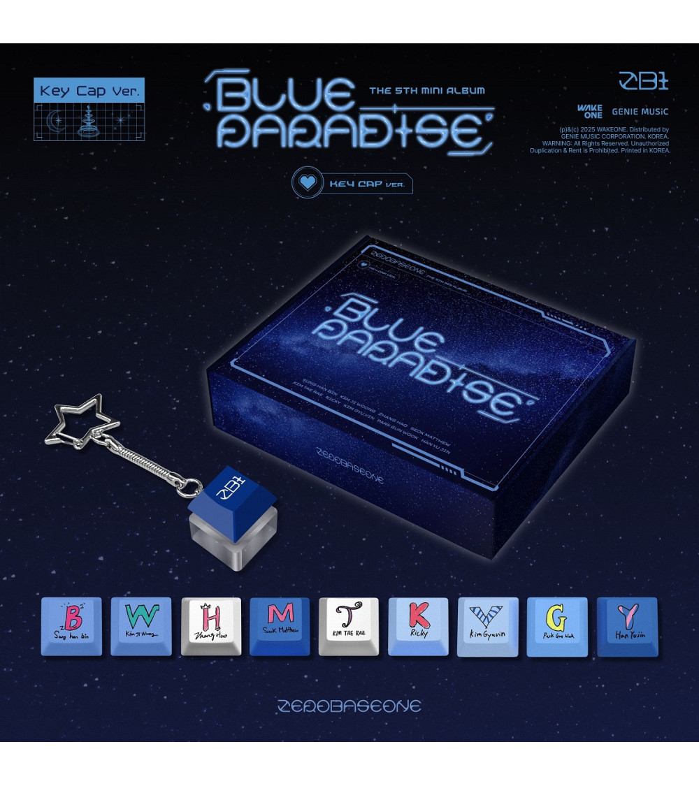 ZEROBASEONE - BLUE PARADISE - KEY CAP VER. / Preorder