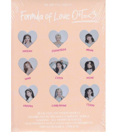 TWICE - FORMULA OF LOVE - FULL OF LOVE VER.