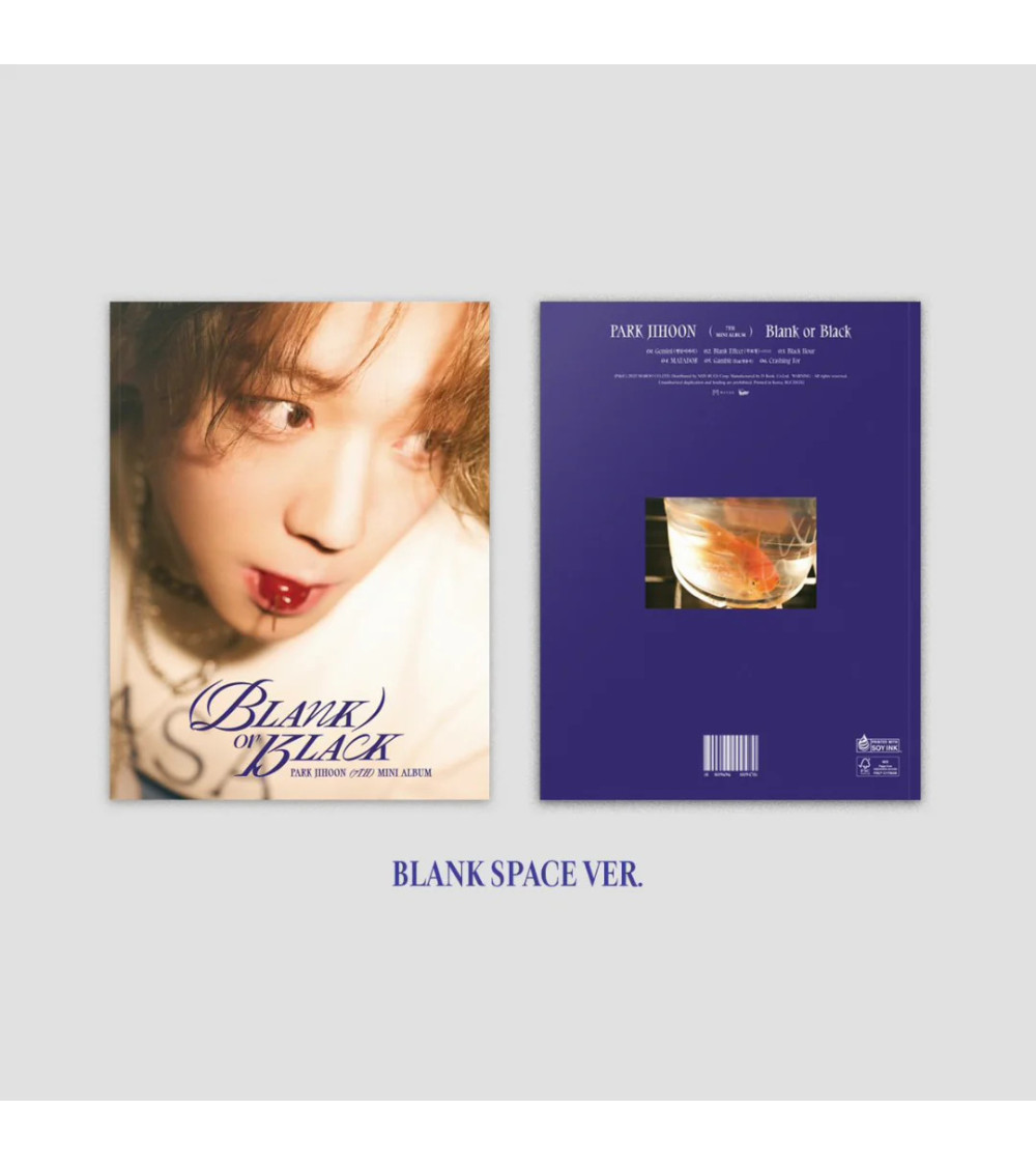 PARK JIHOON [WANNA ONE] - BLANK OR BLACK - BLANK SPACE VER.