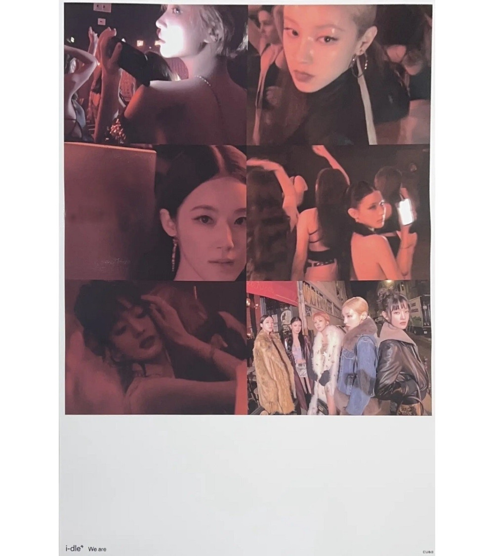 PLAKAT: I-DLE - WE ARE - WE VER.