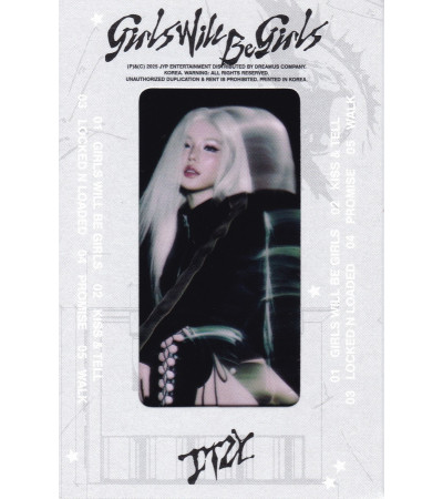 FILM FRAME PHOTO: ITZY - GIRLS WILL BE GIRLS - CASSETTE TAPE VER. YEJI