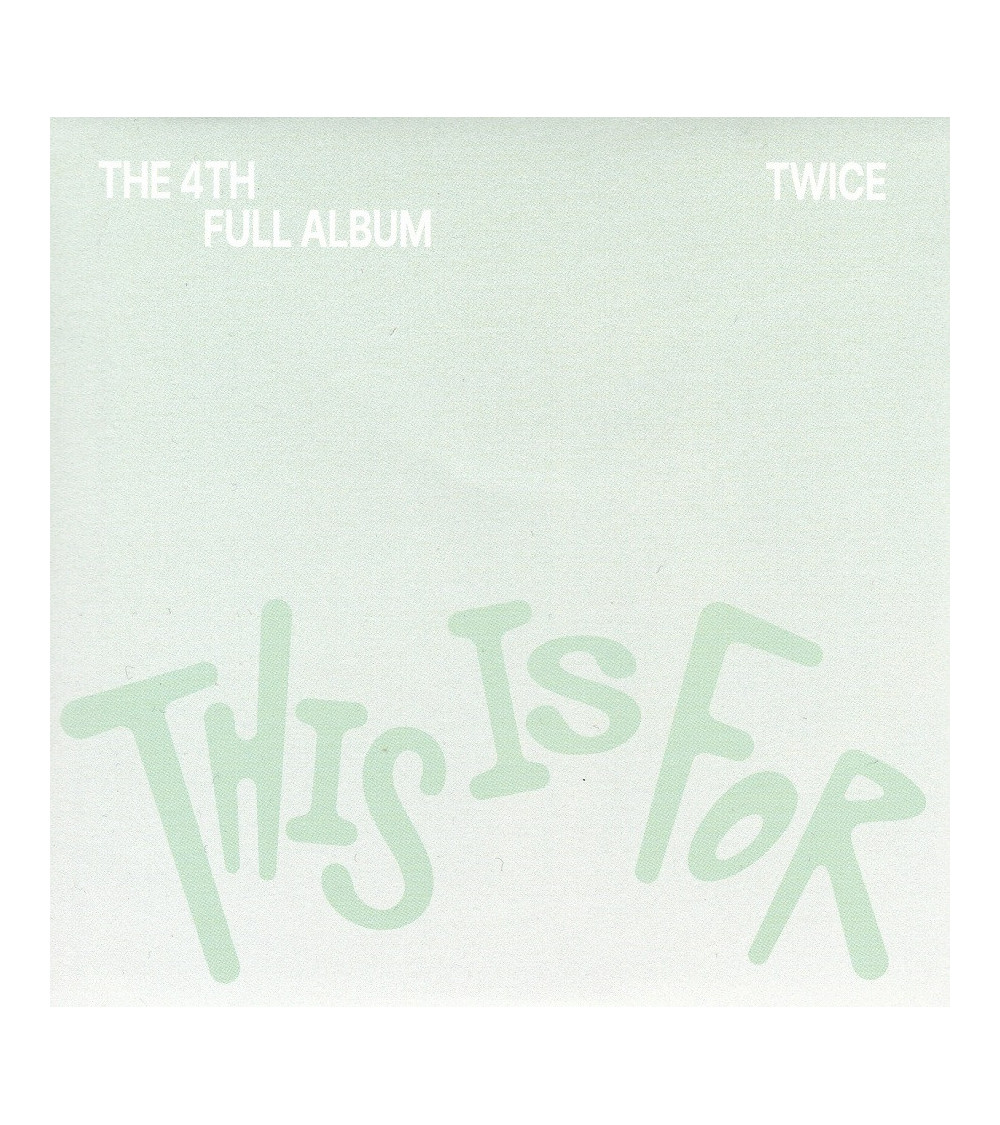 ZESTAW KART: TWICE - THIS IS FOR - DIGIPACK VER.