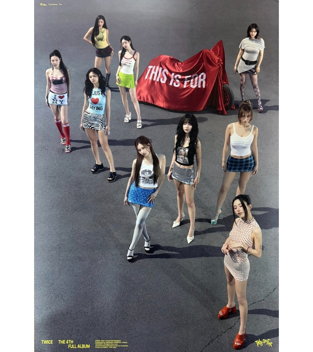 PLAKAT: TWICE - THIS IS FOR - IS VER.
