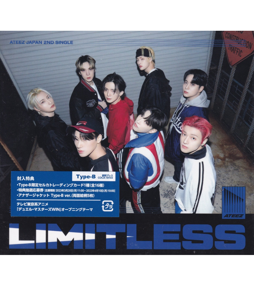 ATEEZ - LIMITLESS - LIMITED TYP-B VER. / wydanie japońskie