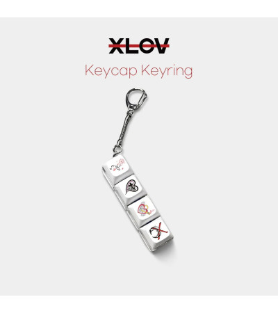 XLOV - FAN FANMEETING 'CLOXE 2U' OFFICIAL MD - KEYCAP KEYRING
