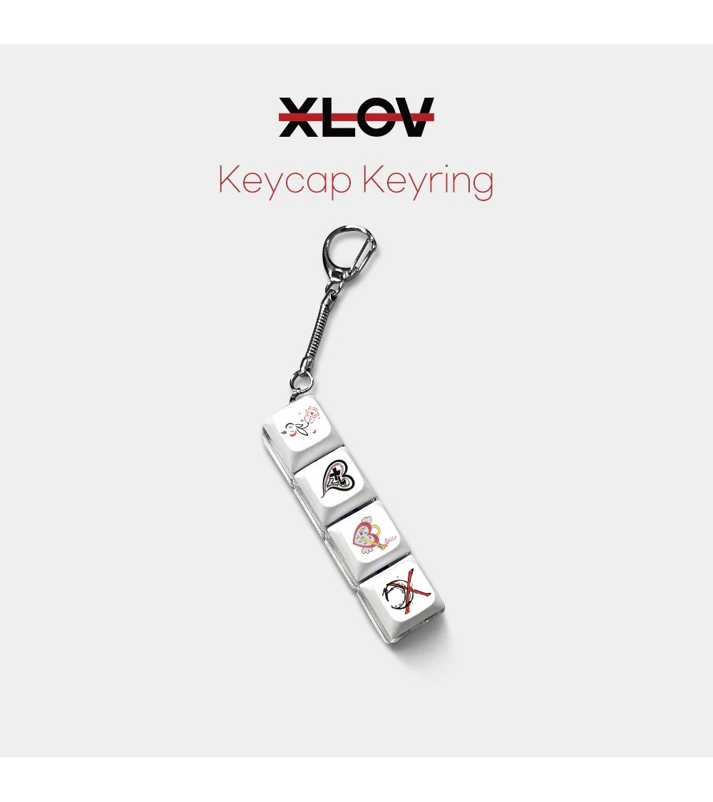 XLOV - FAN FANMEETING 'CLOXE 2U' OFFICIAL MD - KEYCAP KEYRING