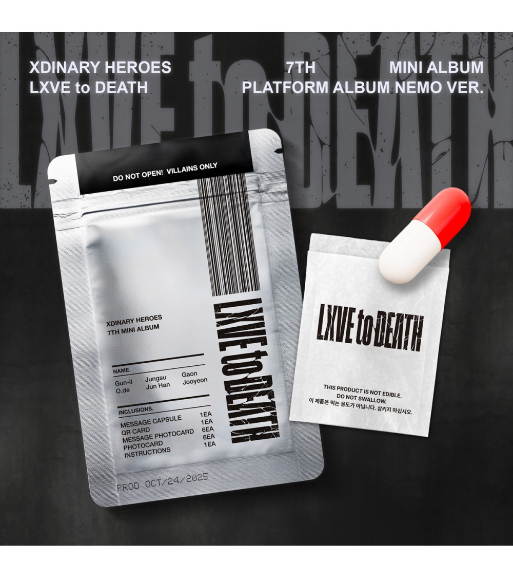 XDINARY HEROES - LXVE TO DEATH - PLATFORM ALBUM NEMO VER