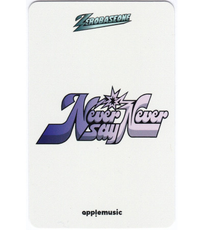 KARTA: ZEROBASEONE - NEVER SAY NEVER - DIGIPACK VER. SEOK MATTHEW