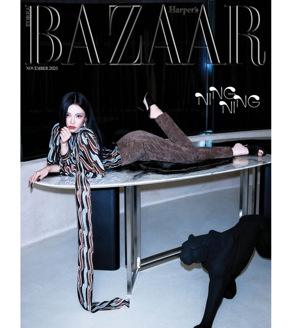 MAGAZYN: HARPER'S BAZAAR NOVEMBER 2025 - NINGNING [AESPA] VER. 3 / Preorder
