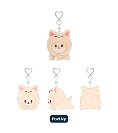 STRAY KIDS - OFFICIAL MD DOMINATE: CELEBRATE - SKZOO KEYRING LYING VER. FOXI.NY (I.N)