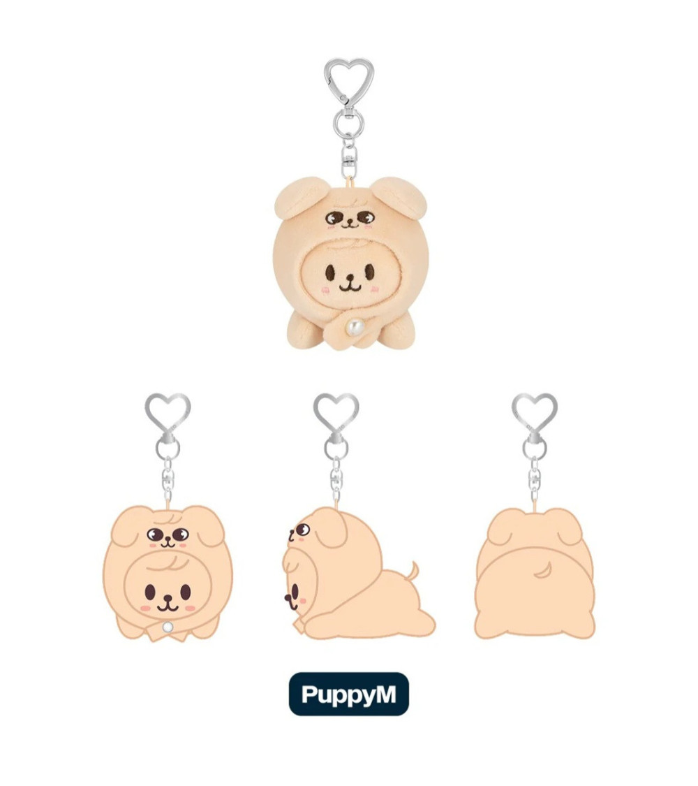 STRAY KIDS - OFFICIAL MD DOMINATE: CELEBRATE - SKZOO KEYRING LYING VER. PUPPYM (SEUNGMIN) / Preorder