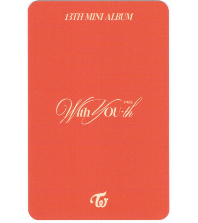 KARTA: TWICE - WITH YOU-TH - VER. MINA