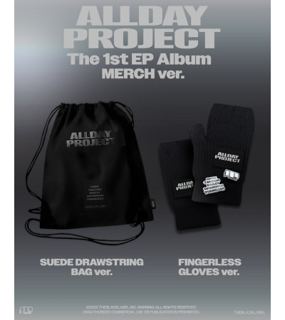 ALLDAY PROJECT - ALLDAY PROJECT - MERCH FINGERLESS GLOVES VER. / preorder