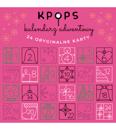 KALENDARZ ADWENTOWY KPOPS - 24 ORYGINALNE KARTY POB - GIRLS