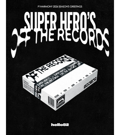P1HARMONY - SUPER HERO'S OFF THE RECORDS - 2026 SEASON'S GREETINGS / Preorder