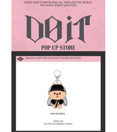 STRAY KIDS - POP-UP STORE DO IT - SKZOO COSTUME MAGNET PLUSH KEYRING VER. HAN QUOKKA / Preorder