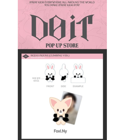 STRAY KIDS - POP-UP STORE DO IT - SKZOO FIGURE CLIMBING VER. FOXL.NY / Preorder