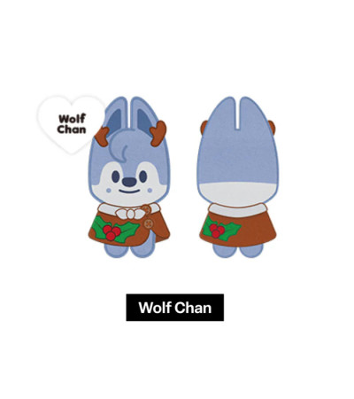 STRAY KIDS - 合 (HOP) POP-UP STORE MD SKZOO CUSHION KEYRING - VER. WOLF CHAN