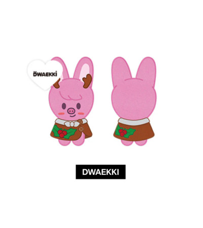 STRAY KIDS - 合 (HOP) POP-UP STORE MD SKZOO CUSHION KEYRING - VER. DWAEKKI