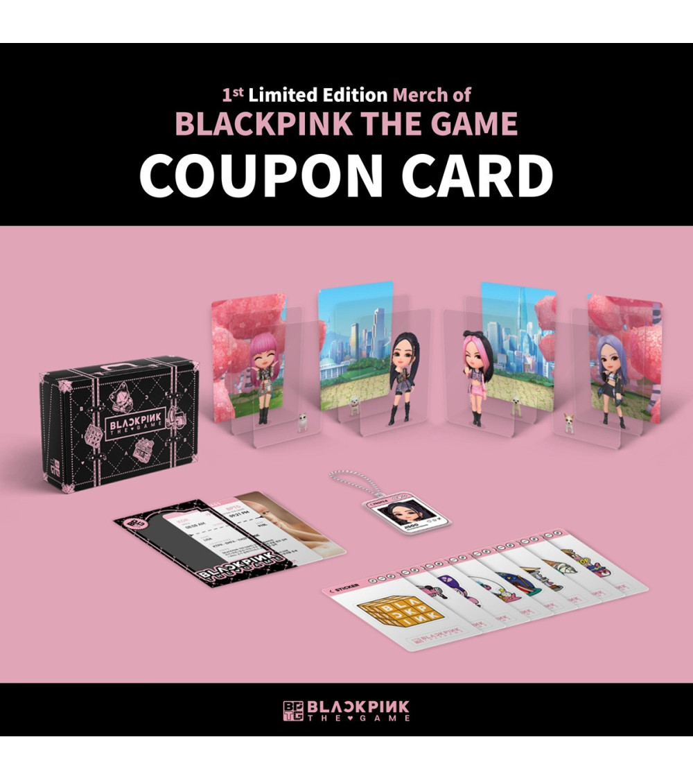 BLACKPINK - THE GAME (PHOTOCARD COLLECTION) - LIMITED COUPON CARD