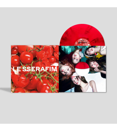 LE SSERAFIM - SPAGHETTI  - VINYL VER. TOMATO RED
