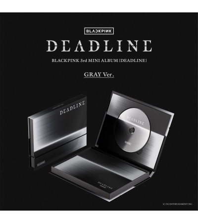 BLACKPINK - DEADLINE - GREY VER. / Preorder