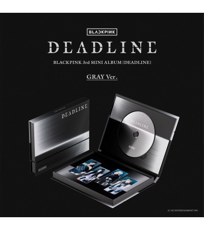 BLACKPINK - DEADLINE - GREY VER. (+WEVERSE SPECIAL GIFT) / Preorder