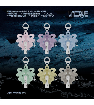 P1HARMONY - UNIQUE - LIMITED LIGHT KEYRING VER.