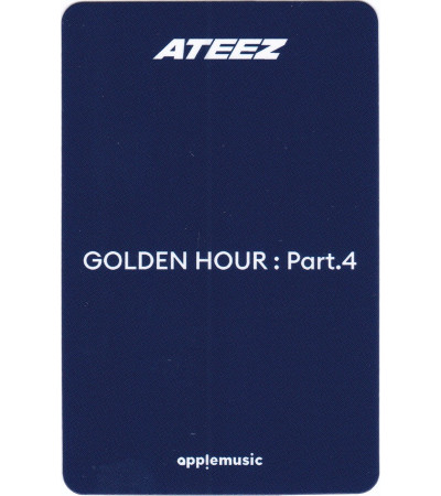 KARTA: ATEEZ - GOLDEN HOUR: PART. 4 - APPLEMUSIC VER. WOOYOUNG