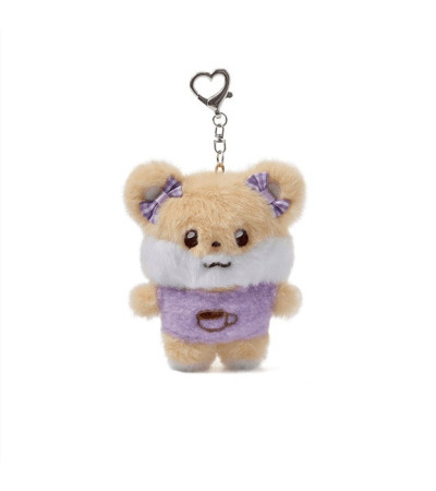 ILLIT - PLUSH KEYRING - MOCHA LATTE VER. / Preorder