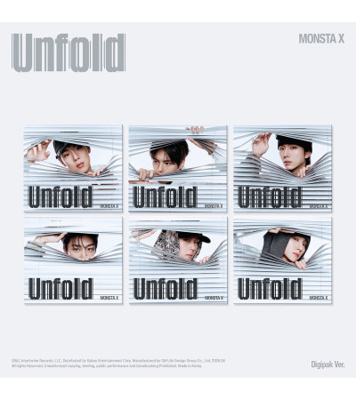 MONSTA X - UNFOLD - LIMITED DIGIPACK VER.