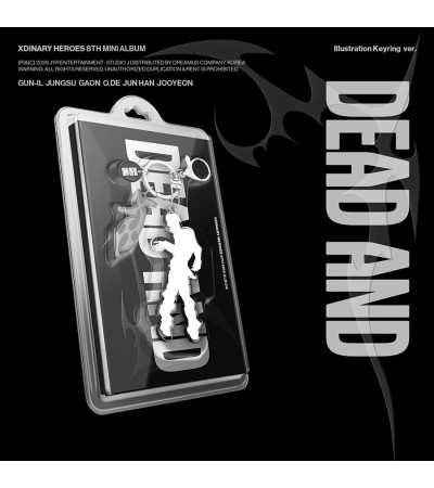 XDINARY HEROES - DEAD AND - ILLUSTRATION KEYRING VER. (+ APPLEMUSIC SPECIAL GIFT) / Preorder