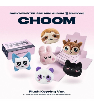 BABYMONSTER - CHOOM - PLUSH KEYRING VER.
