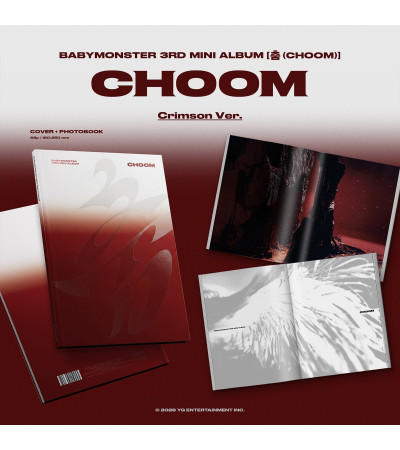 BABYMONSTER - CHOOM - CRIMSON VER. (+MAKESTAR SPECIAL GIFT) / Preorder