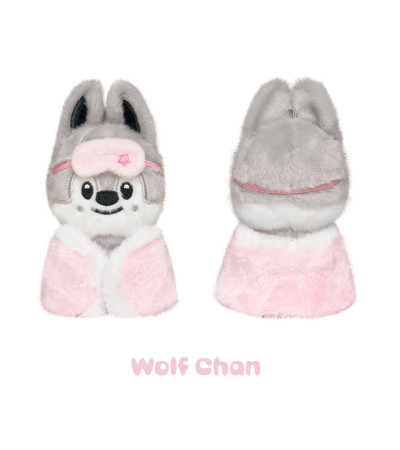 STRAY KIDS - OFFICIAL MD 6TH FANMEETING: STAY IN OUR LITTLE HOUSE - SKZOO PLUSH 10CM VER. WOLF CHAN (BANG CHAN) / Preorder