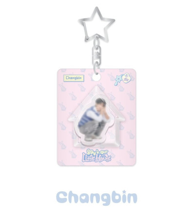 STRAY KIDS - OFFICIAL MD 6TH FANMEETING: STAY IN OUR LITTLE HOUSE - MINI BLOCK KEYRING VER. CHANGBIN / Preorder