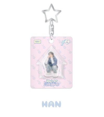 STRAY KIDS - OFFICIAL MD 6TH FANMEETING: STAY IN OUR LITTLE HOUSE - MINI BLOCK KEYRING VER. HAN / Preorder