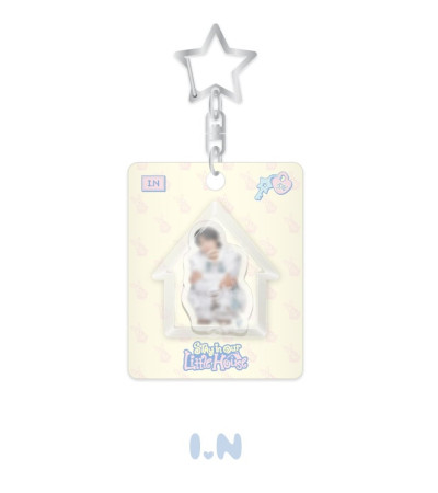 STRAY KIDS - OFFICIAL MD 6TH FANMEETING: STAY IN OUR LITTLE HOUSE - MINI BLOCK KEYRING VER. I.N / Preorder
