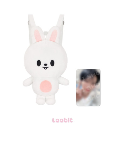 STRAY KIDS - OFFICIAL MD 6TH FANMEETING: STAY IN OUR LITTLE HOUSE - SKZOO PLUSH BACKPACK VER. LEEBIT (LEE KNOW) / Preorder