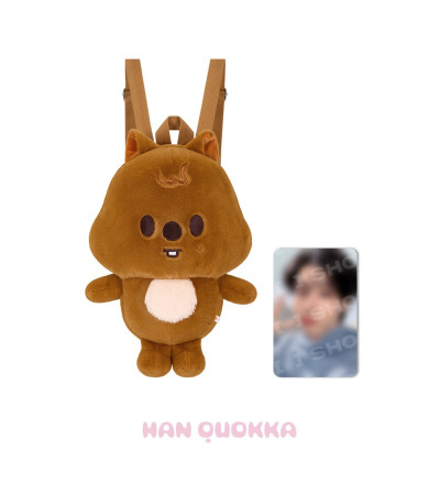 STRAY KIDS - OFFICIAL MD 6TH FANMEETING: STAY IN OUR LITTLE HOUSE - SKZOO PLUSH BACKPACK VER. HAN QUOKKA (HAN) / Preorder