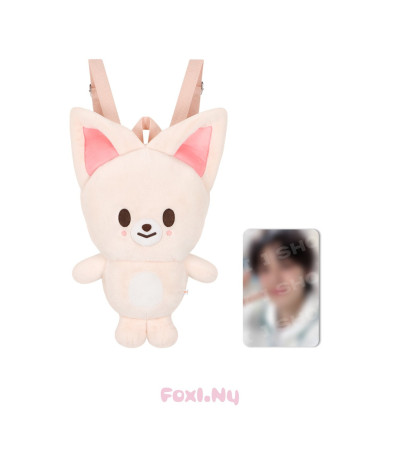 STRAY KIDS - OFFICIAL MD 6TH FANMEETING: STAY IN OUR LITTLE HOUSE - SKZOO PLUSH BACKPACK VER. FOXI.NY (I.N) / Preorder