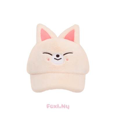 STRAY KIDS - OFFICIAL MD 6TH FANMEETING: STAY IN OUR LITTLE HOUSE - SKZOO PLUSH CAP VER. FOXI.NY (I.N) / Preorder