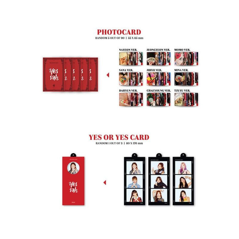 TWICE【 YESor YES】アルバム3点セット TWICE - YES OR YES - B VER.