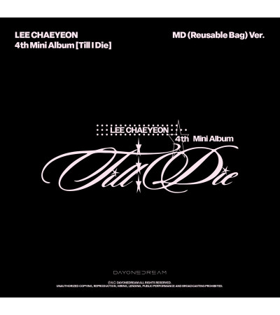 LEE CHAEYEON [IZ*ONE] - TILL I DIE - MD REUSABLE BAG.