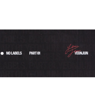 ZAKŁADKA: YEONJUN [TXT] - 'NO LABELS: PART 01' - BOOKMARK POB VER. 3