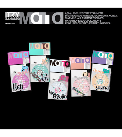ITZY - MOTTO - MEMBER VER. (+APPLEMUSIC SPECIAL GIFT) / Preorder
