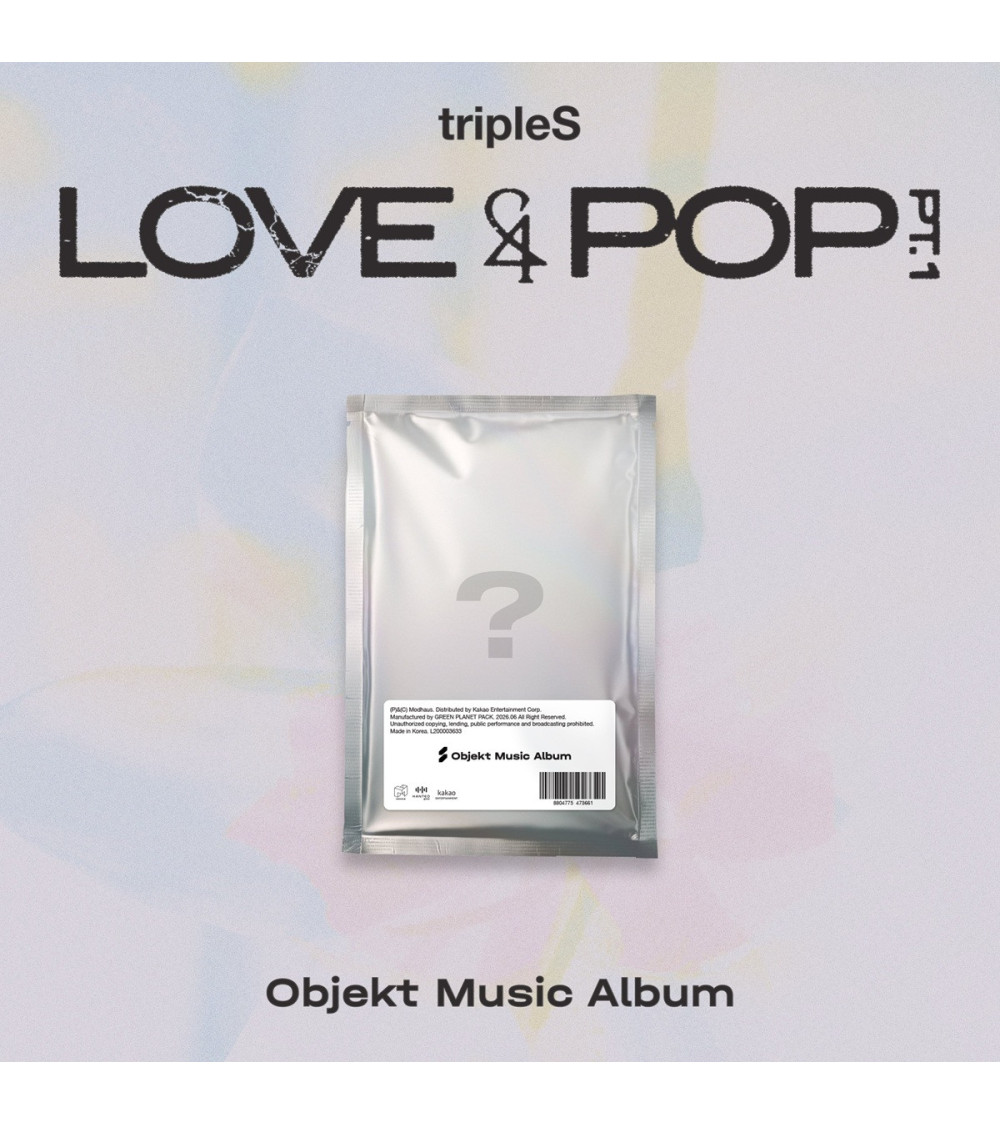 TRIPLES - LOVE&POP PT.1 - OBJEKT MUSIC ALBUM VER. / Preorder